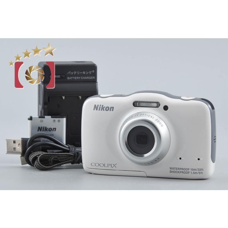 ニコン（Nikon） 【中古】Nikon COOLPIX S32 ホワイト コンパクト