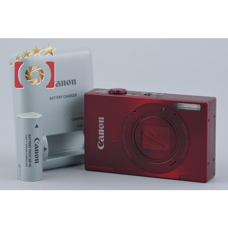 Canon IXY3 レッド コンパクトデジタルカメラ 動作確認済み キヤノン（Canon） 【中古】Canon IXY 3 レッド コンパクトデジタル