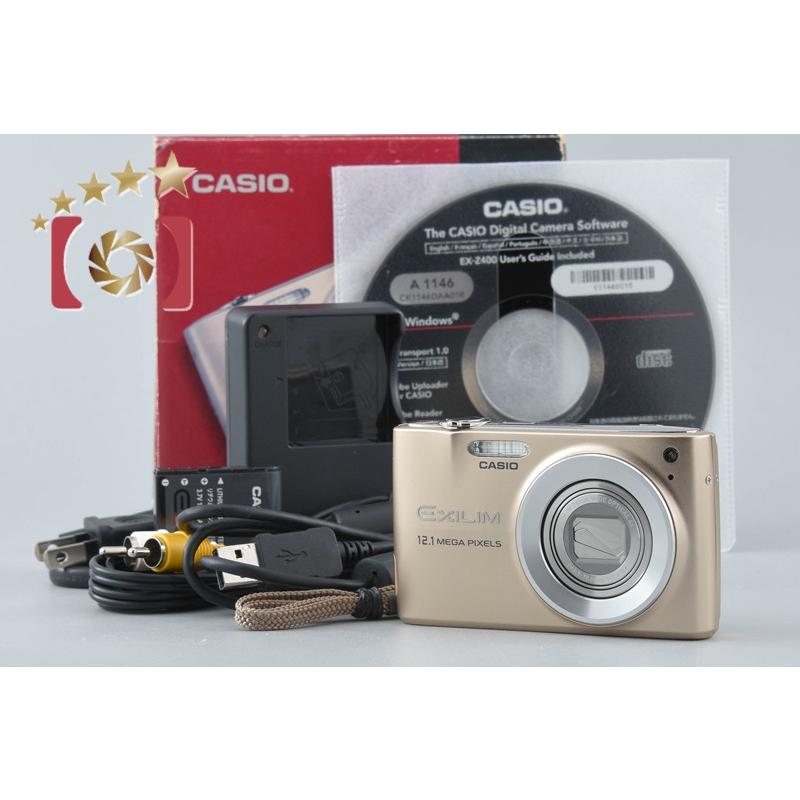 デジカメCASIO EXILIM EX-Z400中古 CASIO（カシオ） 【中古】CASIO EXILIM EX-Z400 ゴールド コンパクト