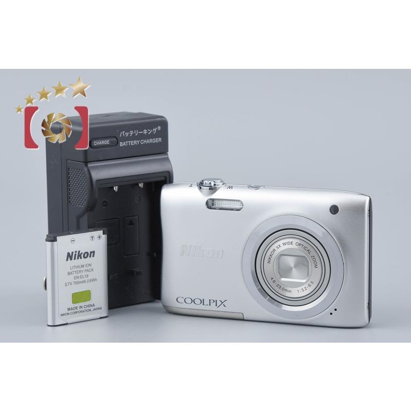 未使用 Nikon ニコン COOLPIX A100 シルバー デジタルカメラ ニコン（Nikon） 【中古】Nikon COOLPIX A100 シルバー コンパクト