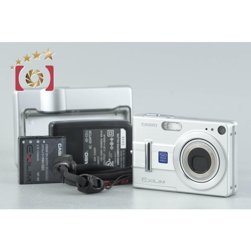 CASIO EXILIM EX-Z55 【中古美品】 CASIO（カシオ） 【中古】Casio EXILIM EX-Z55 シルバー コンパクト