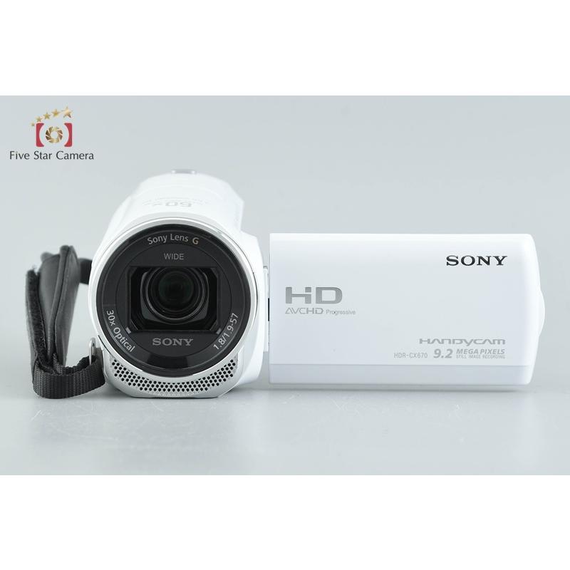 SONY（ソニー） 【中古】SONY ハンディカム HDR-CX670 ホワイト