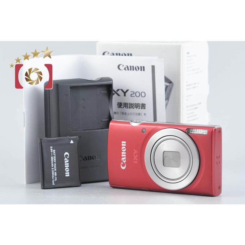 Canon デジカメ IXY 200 レッド コンパクトデジタルカメラ 赤 キヤノン（Canon） 【中古】Canon IXY 200 レッド コンパクトデジタル