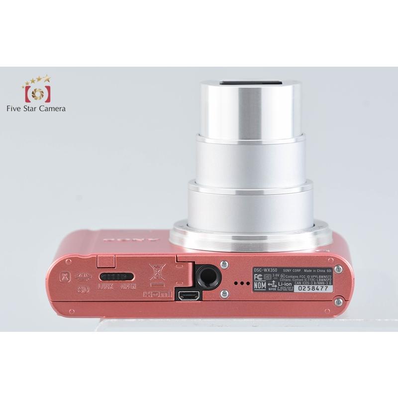 SONY（ソニー） 【中古】SONY Cyber-shot DSC-WX350 ピンク コンパクト