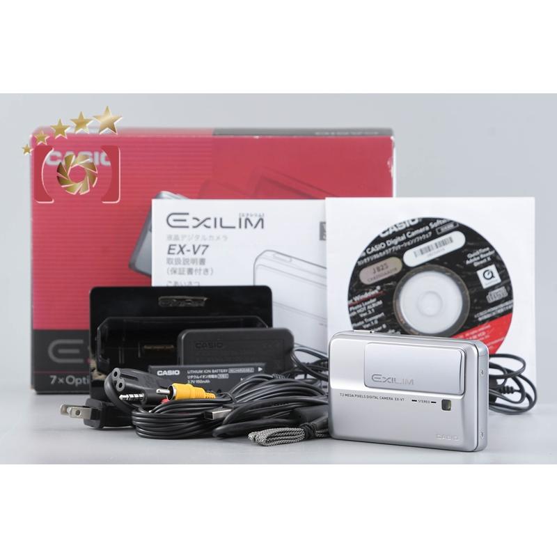 CASIO（カシオ） 【中古】Casio EXILIM EX-V7 シルバー コンパクト 