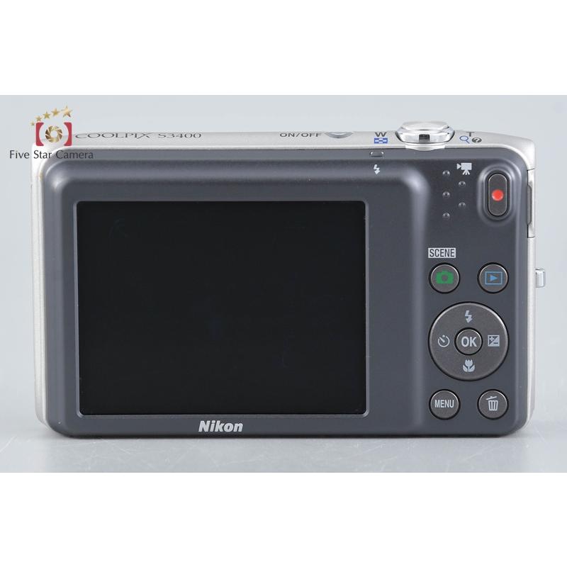 ニコン（Nikon） 【中古】Nikon COOLPIX S3400 クリスタルシルバー