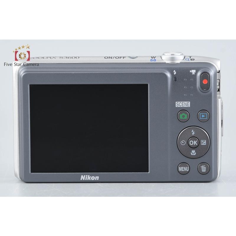 ニコン（Nikon） 【中古】Nikon COOLPIX S3600 クリスタルシルバー