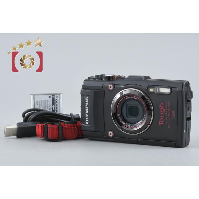 オリンパス（OLYMPUS） 【中古】OLYMPUS STYLUS TG-4 Tough ブラック 