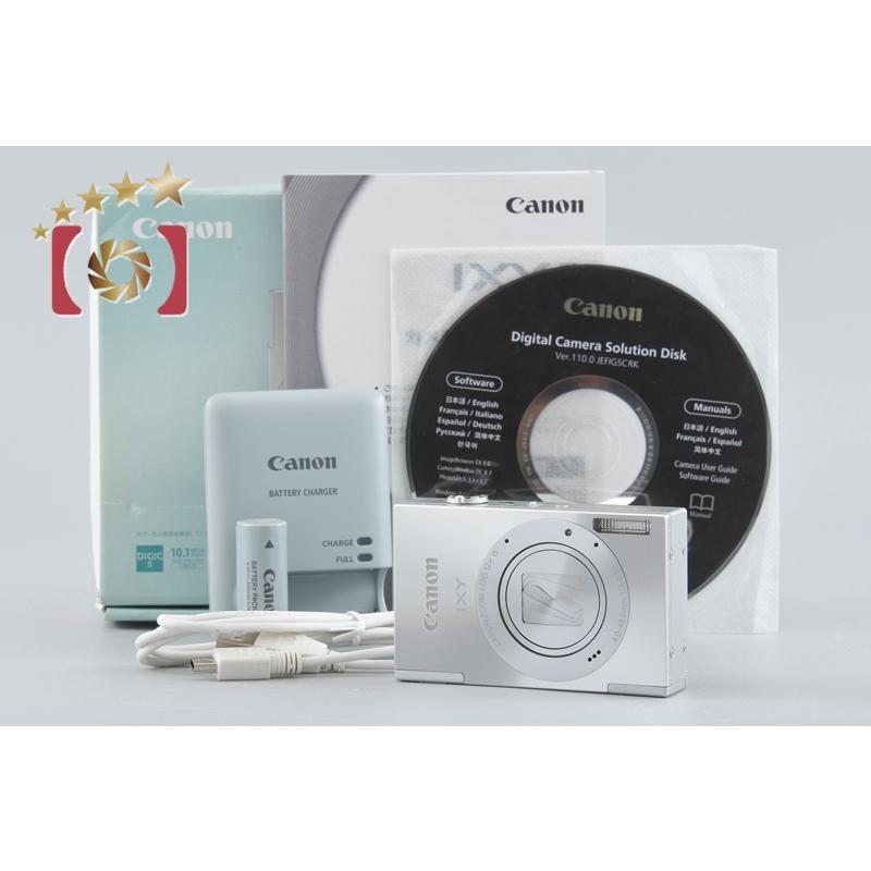 美品 Canon IXY3 シルバー 動作確認済み 元箱付 フルセット キヤノン（Canon） 【中古】Canon IXY 3 シルバー コンパクトデジタル