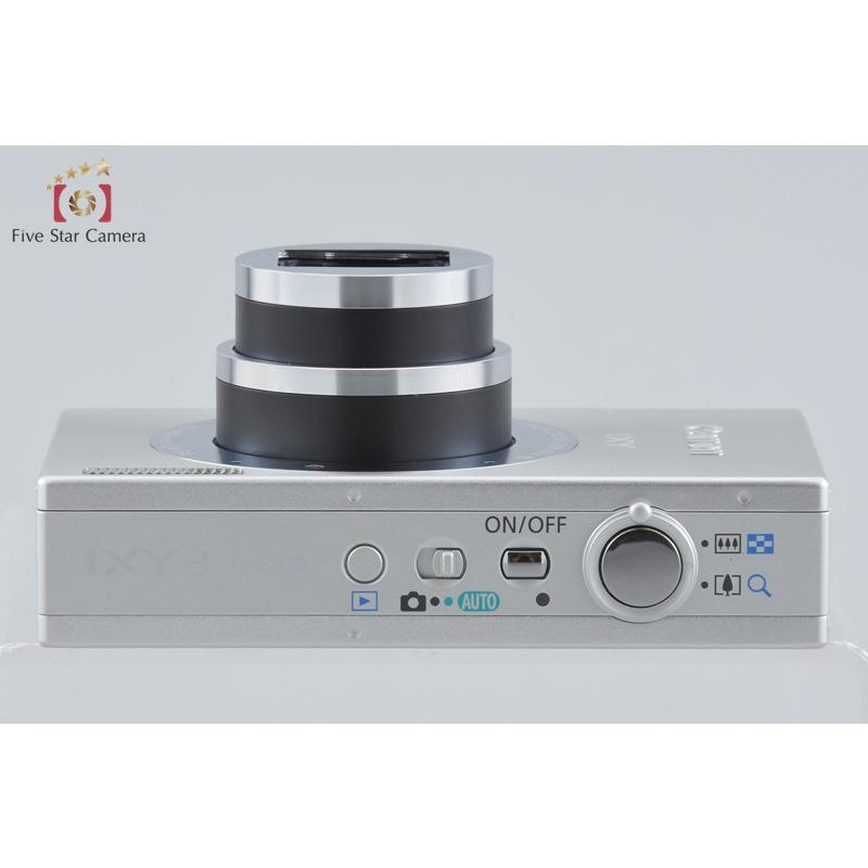 【未使用級】Canon キャノン IXY3 シルバー 新品バッテリー付き キヤノン（Canon） 【中古】Canon IXY 3 シルバー コンパクトデジタル