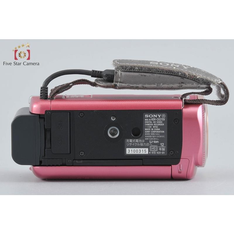 SONY（ソニー） 【中古】SONY ハンディカム HDR-CX270V サクラピンク