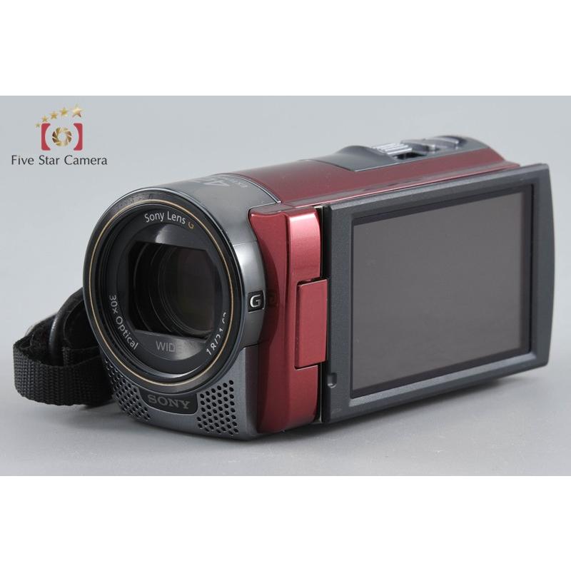 ビデオカメラ　SONY HDR-CX180 動作確認済み　出品5/9(土)まで SONY（ソニー） 【中古】SONY ハンディカム HDR-CX180 レッド ビデオ