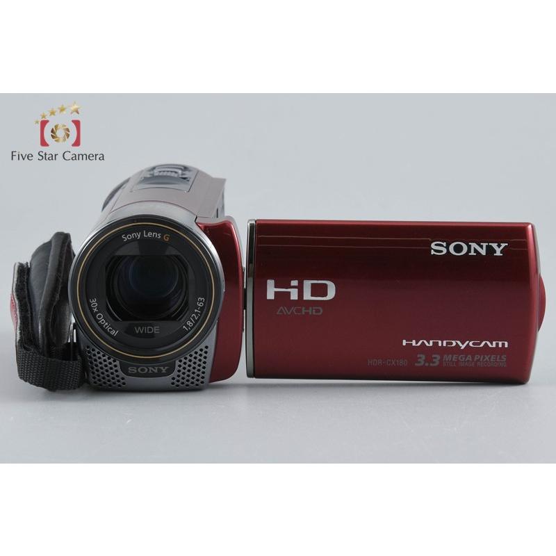 SONY（ソニー） 【中古】SONY ハンディカム HDR-CX180 レッド ビデオ