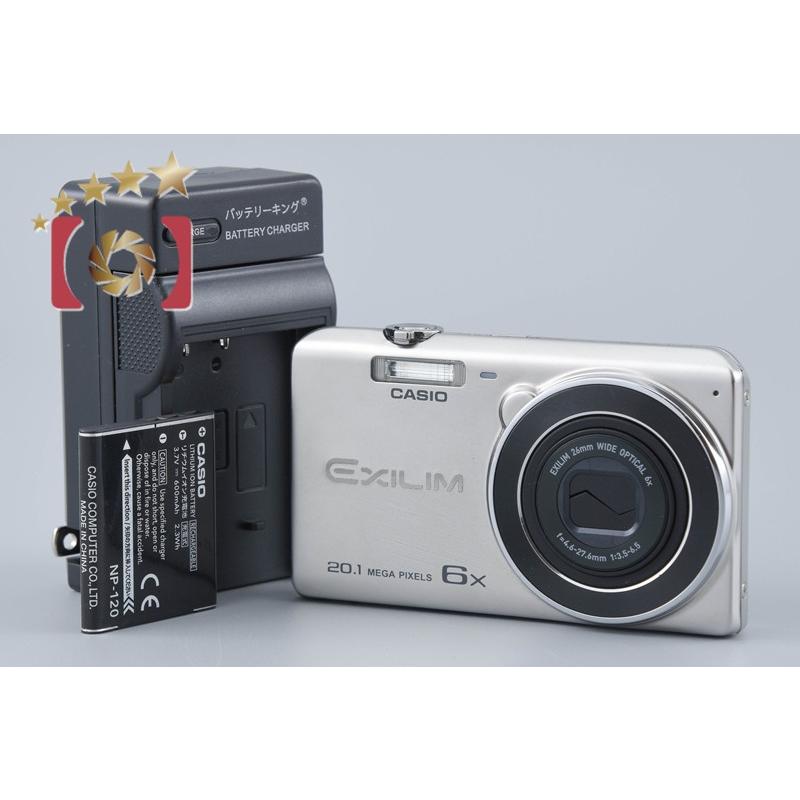値下【美品】【動作確認済】CASIO EXILIM EX-ZS35 シルバー CASIO（カシオ） 【中古】CASIO EXILIM EX-ZS35 シルバー コンパクト