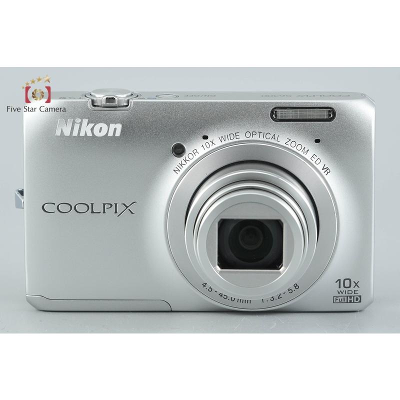 極美品 Nikon ニコン COOLPIX S6300 シルバー デジカメ ニコン（Nikon） 【中古】Nikon COOLPIX S6300 クリスタルシルバー