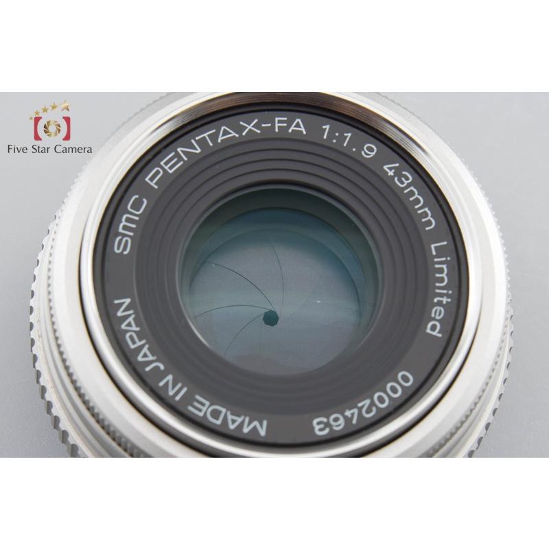 ペンタックス 【中古】PENTAX SMC FA 43mm f/1.9 Limited シルバー