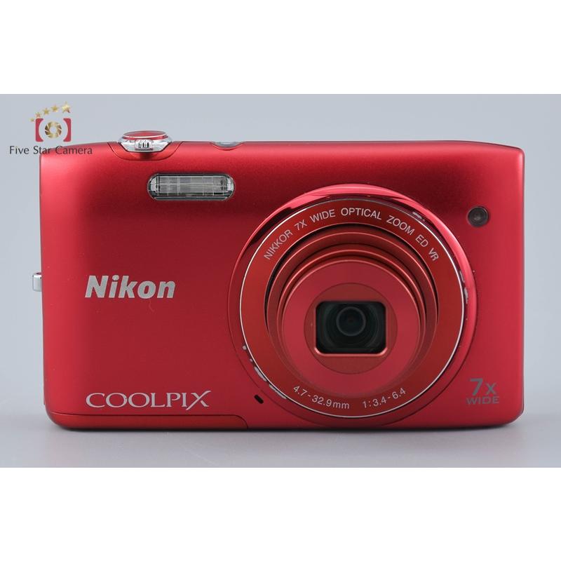 ニコン（Nikon） 【中古】Nikon COOLPIX S3500 ラズベリーレッド