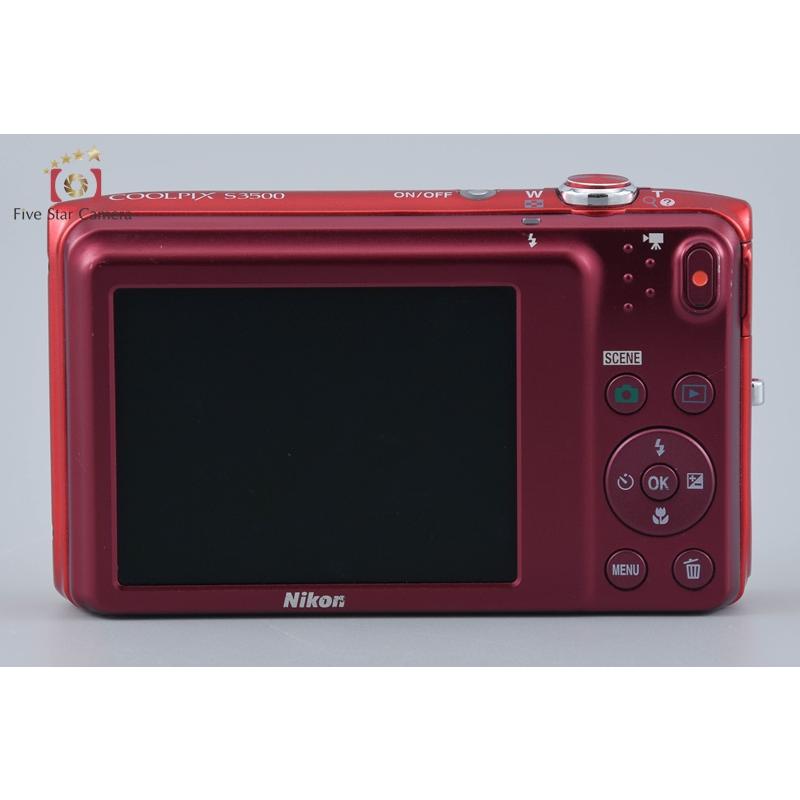 ニコン（Nikon） 【中古】Nikon COOLPIX S3500 ラズベリーレッド
