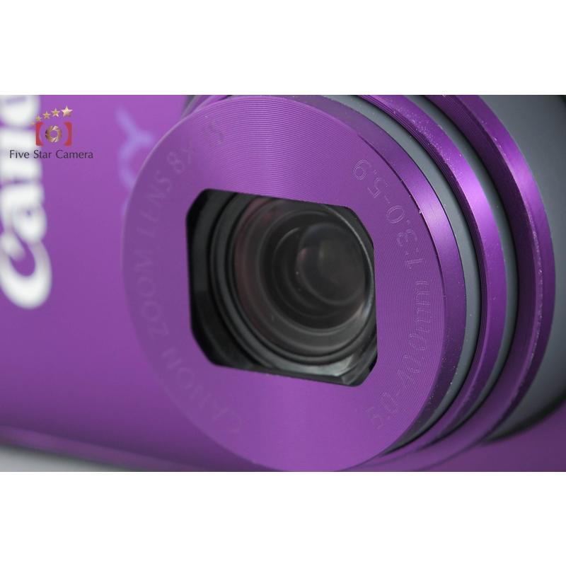 Canon IXY 600F パープル コンパクトデジタルカメラ［中古］ キヤノン（Canon） 【中古】Canon IXY 600F パープル コンパクト