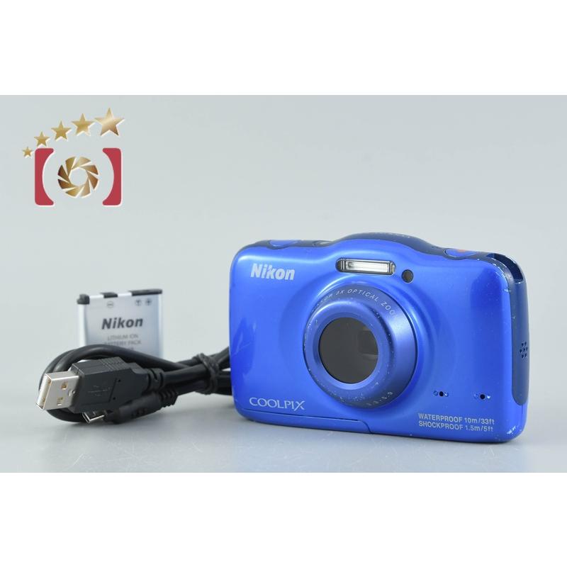 ニコン（Nikon） 【中古】Nikon COOLPIX S32 ブルー コンパクト