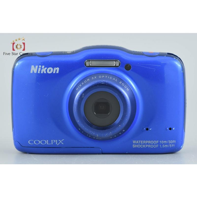ニコン（Nikon） 【中古】Nikon COOLPIX S32 ブルー コンパクト