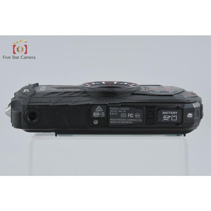 【中古】RICOH リコー PENTAX ペンタックス WG-30 ブラック 防水アクションカメラ シャッター回数僅少 リコー（RICOH） 【中古】RICOH PENTAX ペンタックス WG-30 ブラック