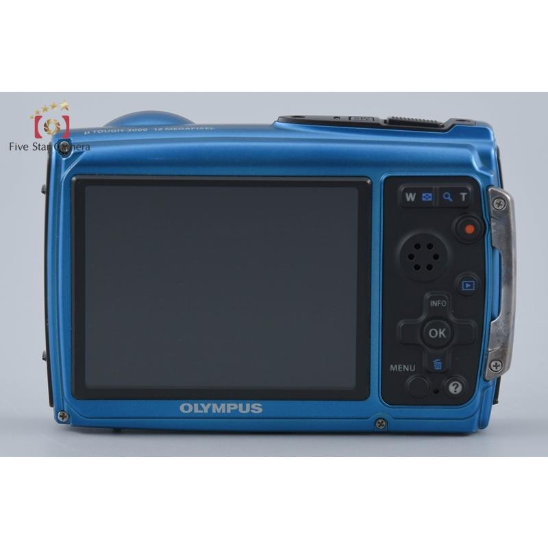 【美品・動作確認済】OLYMPUS μ TOUGH 3000本体 デジタルカメラ オリンパス（OLYMPUS） 【中古】OLYMPUS μ TOUGH-3000 ブルー