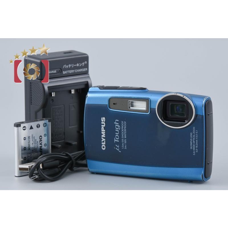 【美品・動作確認済】OLYMPUS μ TOUGH 3000本体 デジタルカメラ オリンパス（OLYMPUS） 【中古】OLYMPUS μ TOUGH-3000 ブルー