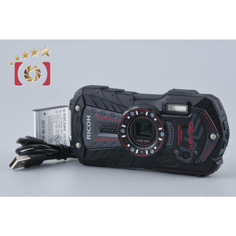 リコー（RICOH） 【中古】RICOH PENTAX ペンタックス WG-30 エボニー 