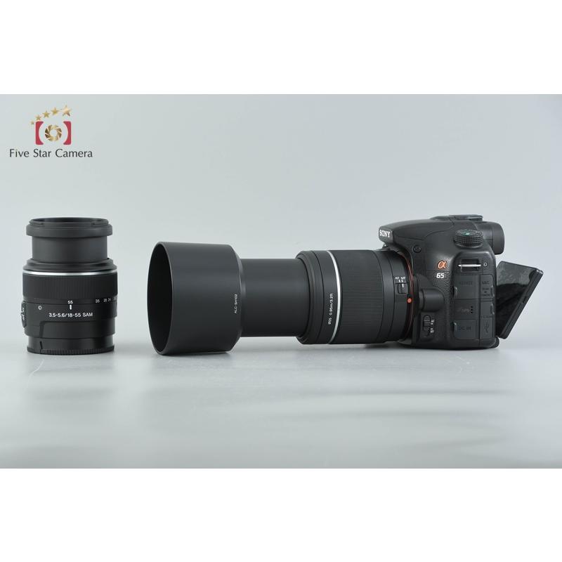 SONY（ソニー） 【中古】SONY α65 SLT-A65V ダブルズームレンズキット