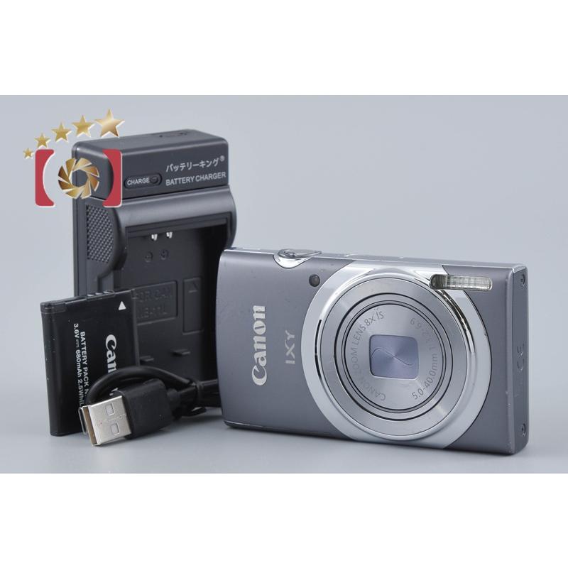 Canon IXY 130 コンパクトデジタルカメラ美品 キヤノン（Canon） 【中古】Canon IXY 130 グレー コンパクトデジタル