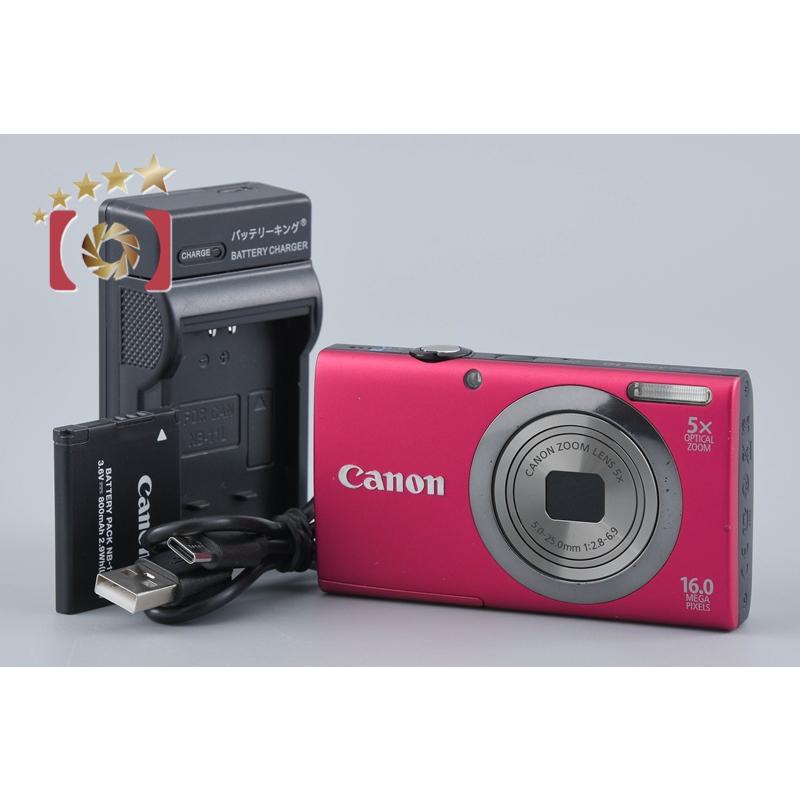 キヤノン PowerShot A2300 ピンク コンデジ カメラ 中古 キヤノン（Canon） 【中古】Canon PowerShot A2300 レッド コンパクト