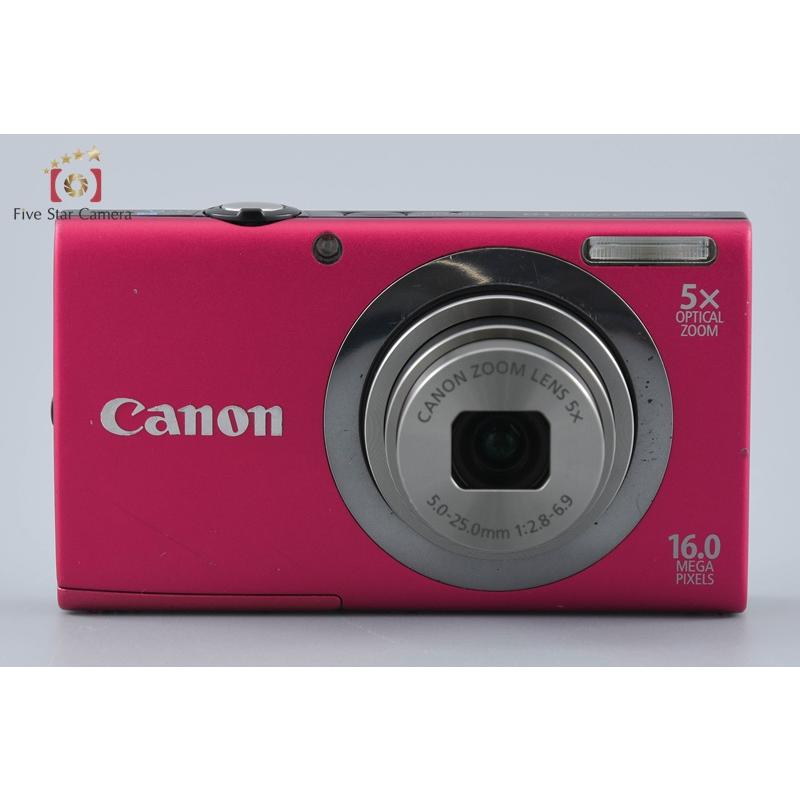 キヤノン PowerShot A2300 ピンク コンデジ カメラ 中古 キヤノン（Canon） 【中古】Canon PowerShot A2300 レッド コンパクト