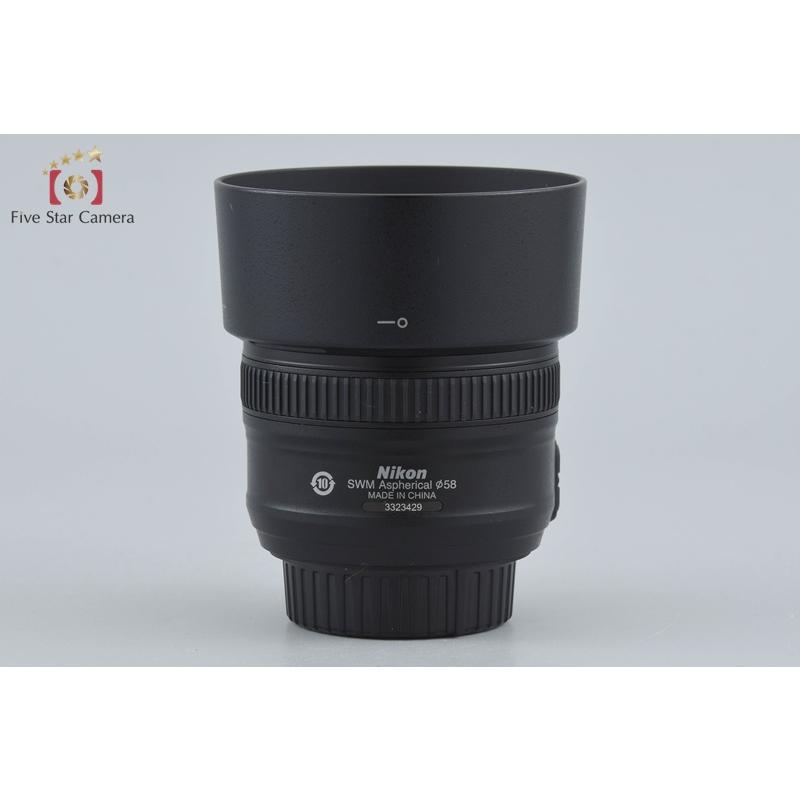 【新品未使用】Nikon AF-S NIKKOR 50mm F/1.8G 箱無し ニコン（Nikon） 【中古】Nikon AF-S NIKKOR 50mm f/1.8 G 元箱付き