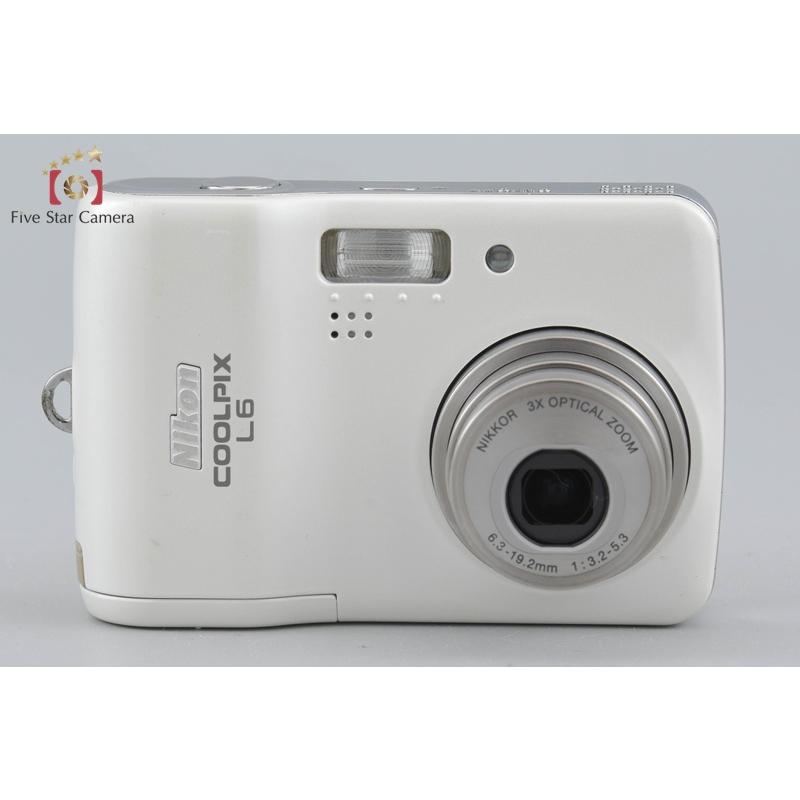 ニコン（Nikon） 【中古】Nikon COOLPIX L6 ホワイト コンパクト