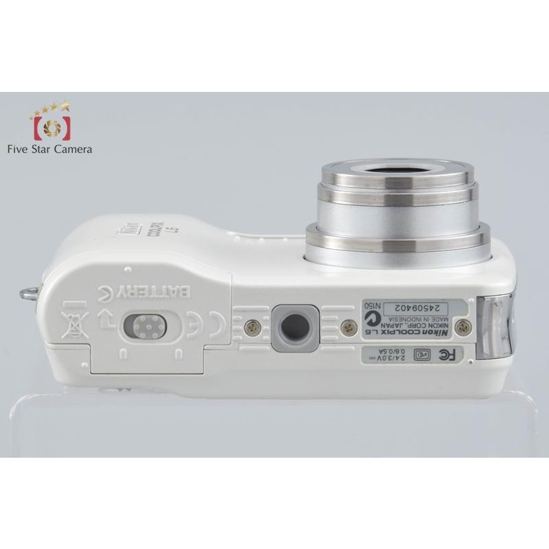 【稼働】Nikon COOLPIX L6 本体 コンパクトデジタルカメラ ニコン（Nikon） 【中古】Nikon COOLPIX L6 ホワイト コンパクト