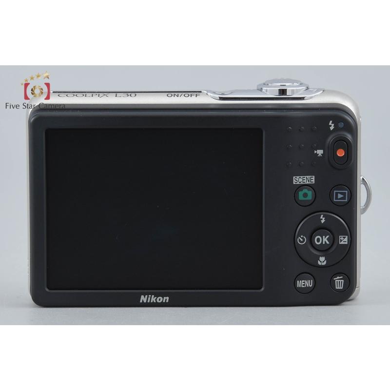 ニコン（Nikon） 【中古】Nikon COOLPIX L30 シルバー コンパクト