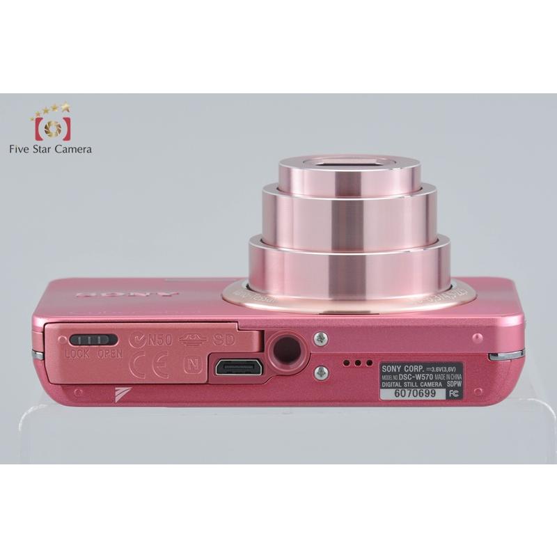 SONY（ソニー） 【中古】SONY Cyber-shot DSC-W570 ピンク コンパクト 