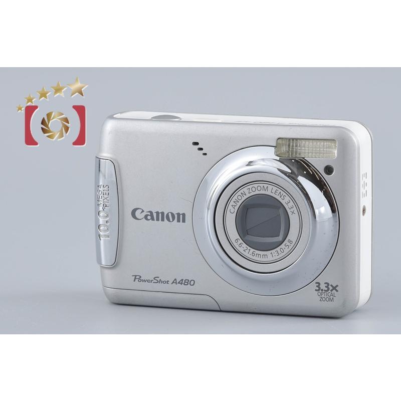 キヤノン（Canon） 【中古】Canon PowerShot A480 シルバー コンパクト