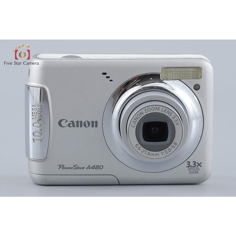 Canon デジタルカメラ PowerShot A480 シルバー キヤノン（Canon） 【中古】Canon PowerShot A480 シルバー コンパクト