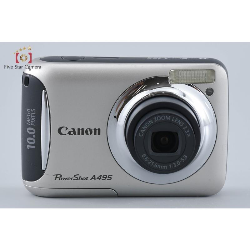 Canon パワーショット A495 デジカメ 簡易動作確認済 中古品 キヤノン（Canon） 【中古】Canon PowerShot A495 シルバー コンパクト