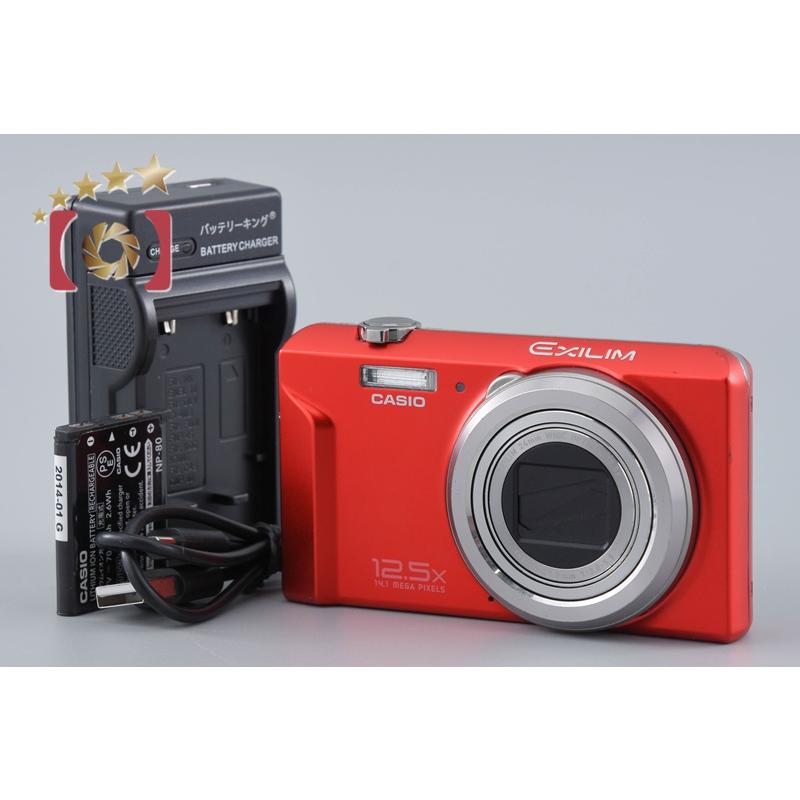 CASIO EXILIM コンパクトデジタルカメラ レッド　EX−ZS100 CASIO（カシオ） 【中古】CASIO EXILIM EX-ZS100 レッド コンパクト