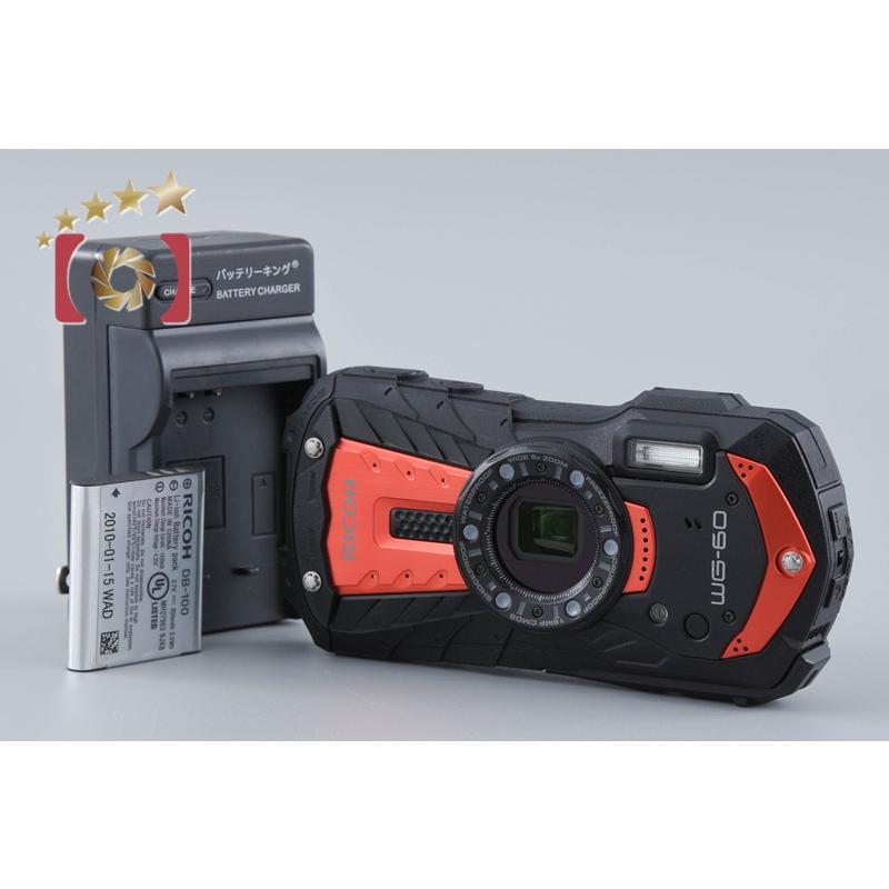 リコー（RICOH） 【中古】RICOH PENTAX ペンタックス WG-60 レッド