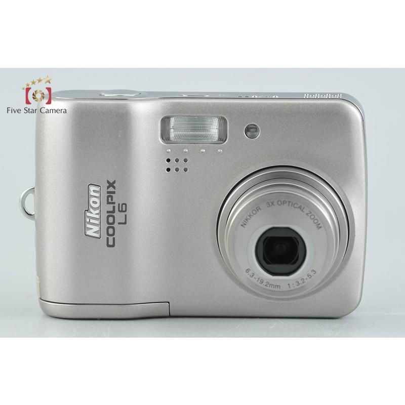 ニコン（Nikon） 【中古】Nikon COOLPIX L6 チタンシルバー コンパクト