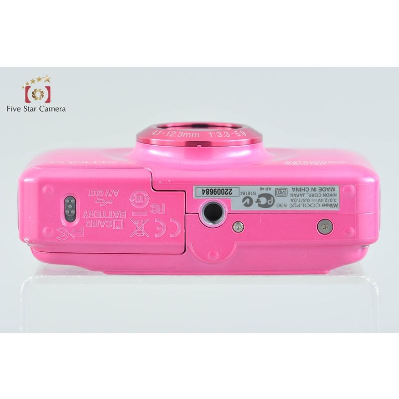 ニコン（Nikon） 【中古】Nikon COOLPIX S30 ピンク コンパクト