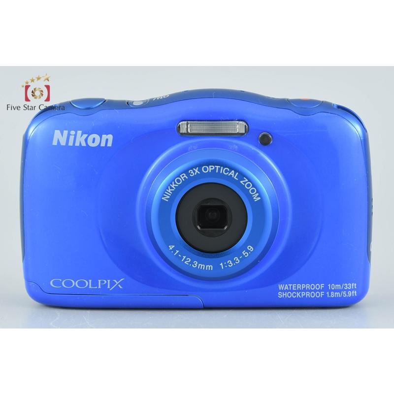 ニコン（Nikon） 【中古】Nikon COOLPIX W100 ブルー コンパクト
