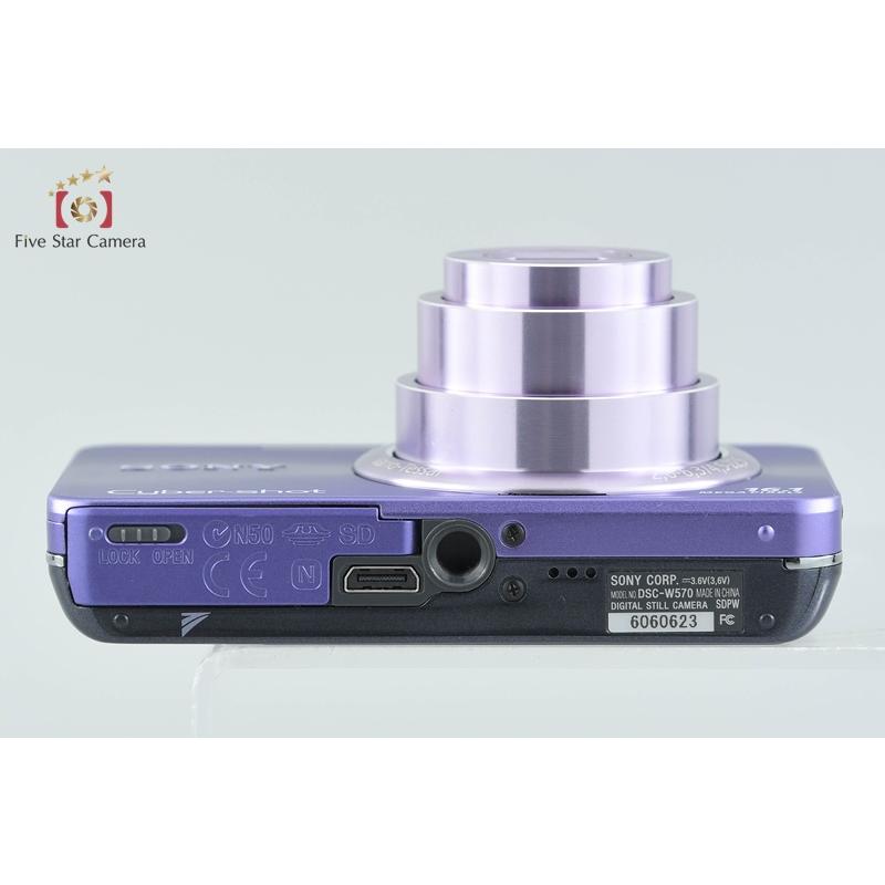 SONY（ソニー） 【中古】SONY Cyber-shot DSC-W570 バイオレット 