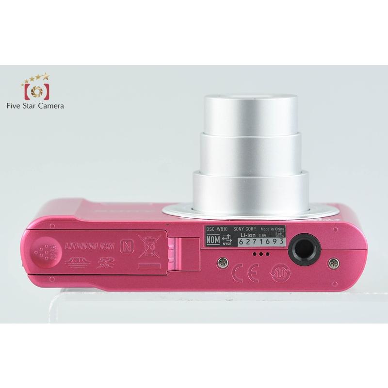 【美品】ソニー Cyber-shot DSC-W810 コンデジ カメラ 中古 SONY（ソニー） 【中古】SONY Cyber-shot DSC-W810 ピンク デジタル