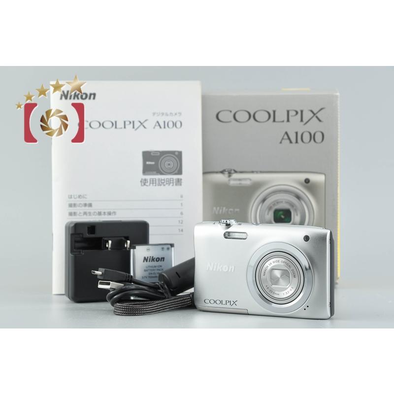 Nikon Coolpix A100 シルバー　ニコン　コンパクトデジタルカメラ ニコン（Nikon） 【中古】Nikon COOLPIX A100 シルバー コンパクト