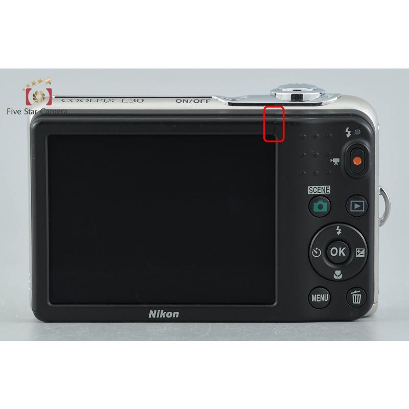 ニコン（Nikon） 【中古】Nikon COOLPIX L30 シルバー コンパクト